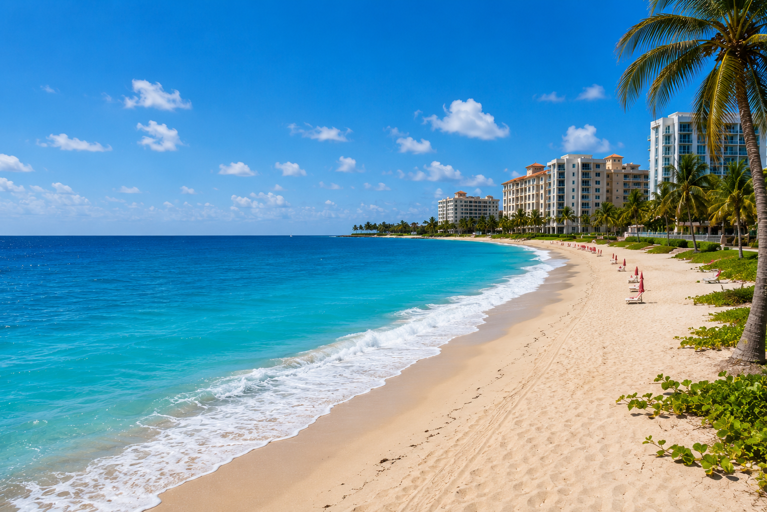 Palm Beach shoreline