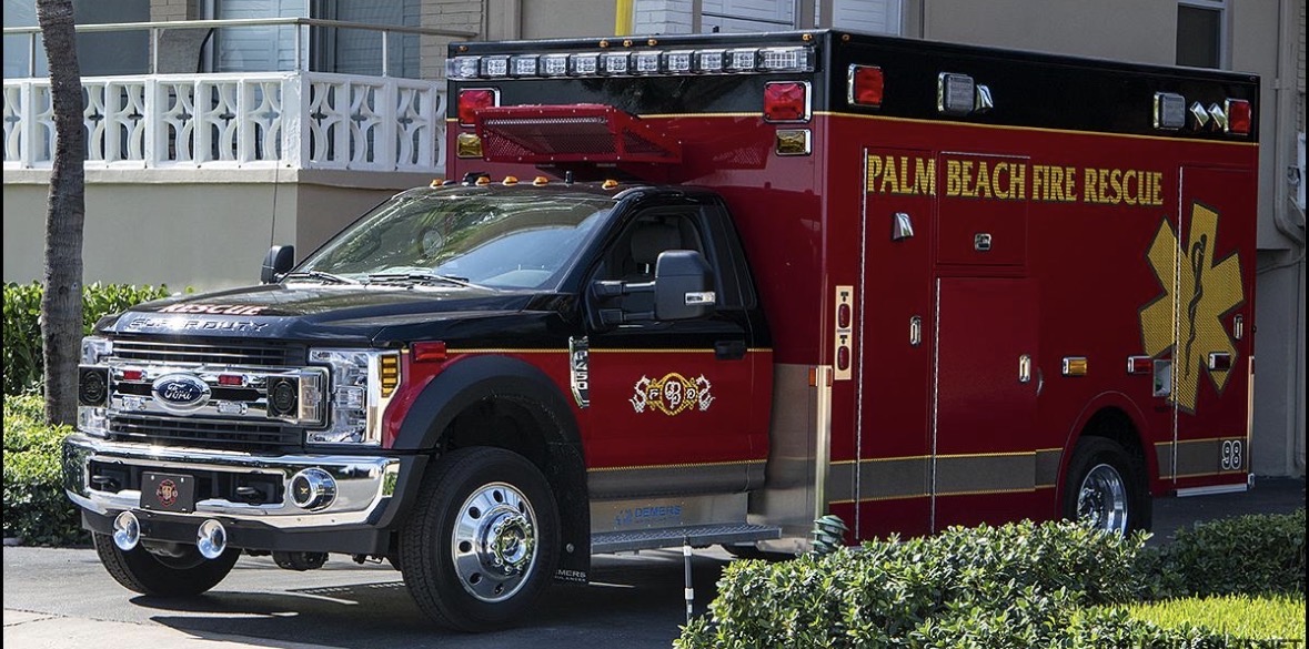 Palm Beach Fire Rescue vehicle